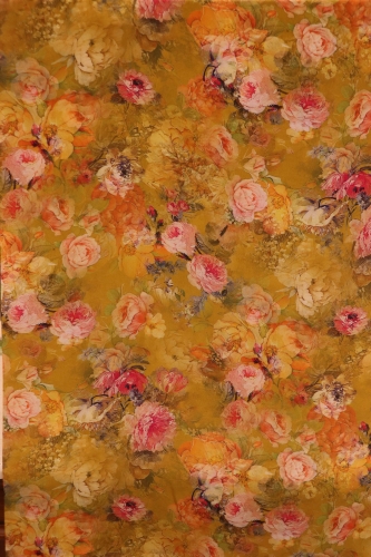 Designer Pure Printed Crepe Silk Fabric